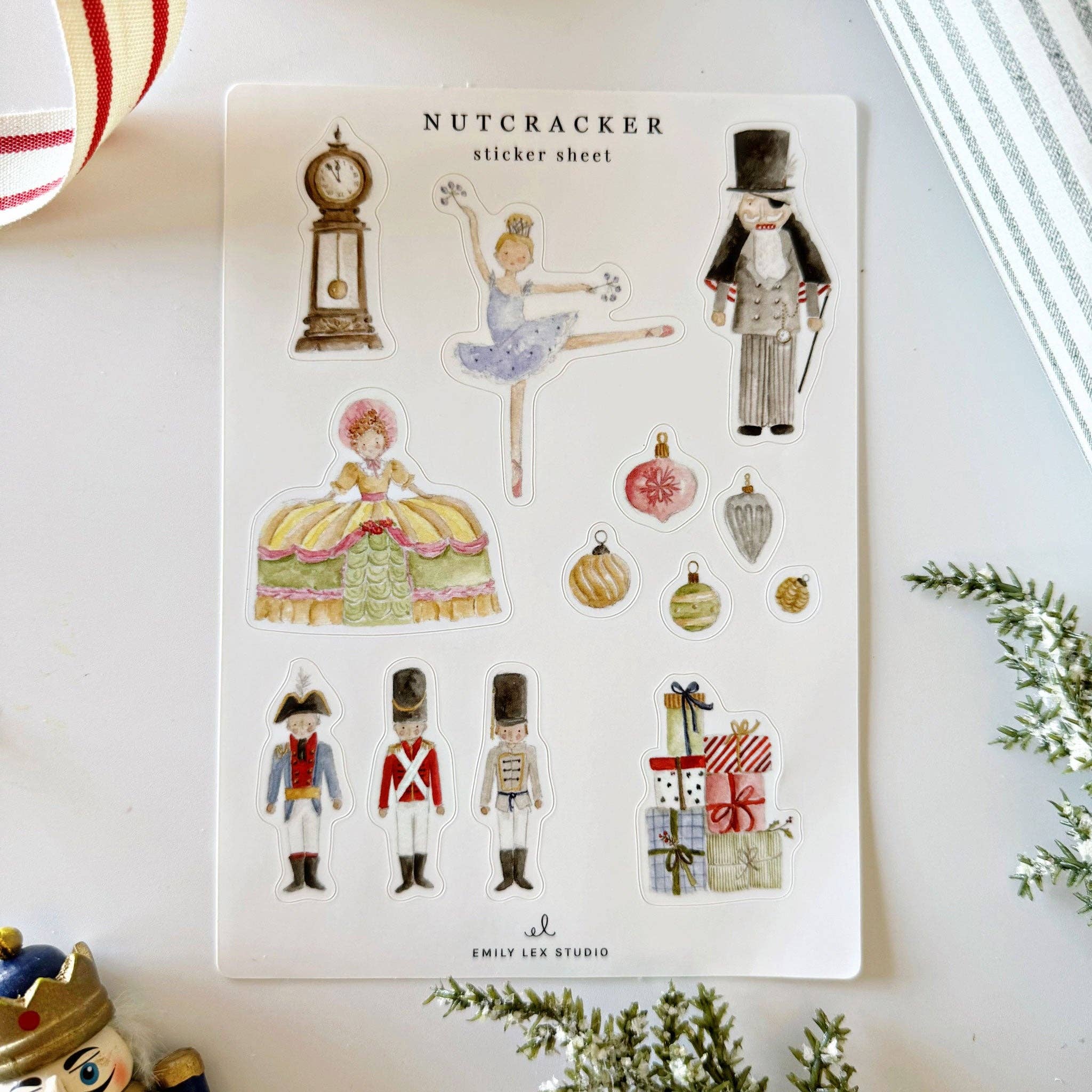 emily lex studio - Wholesale Sticker - nutcracker sticker sheets2