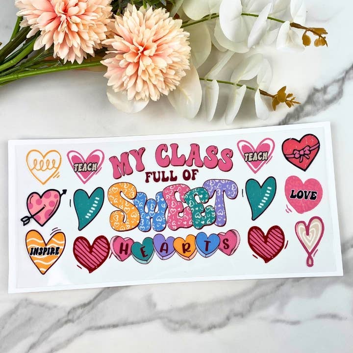 Min klass är full av sötnosar | 16 oz UV DTF-omslag för wholesale av HKS Custom Designs