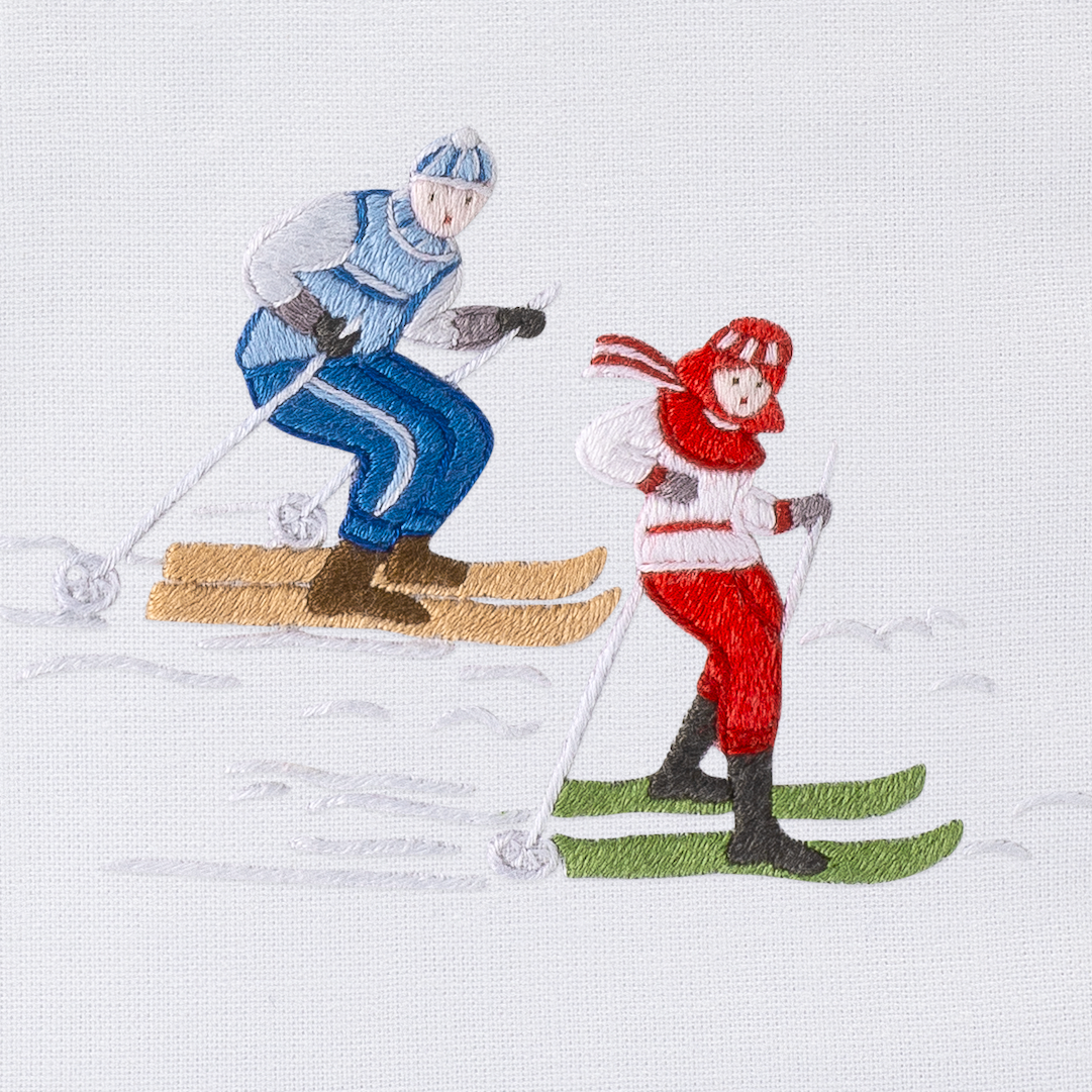 Henry Handwork - Wholesale Tissue Box - Skiers Tissue Box Cover1