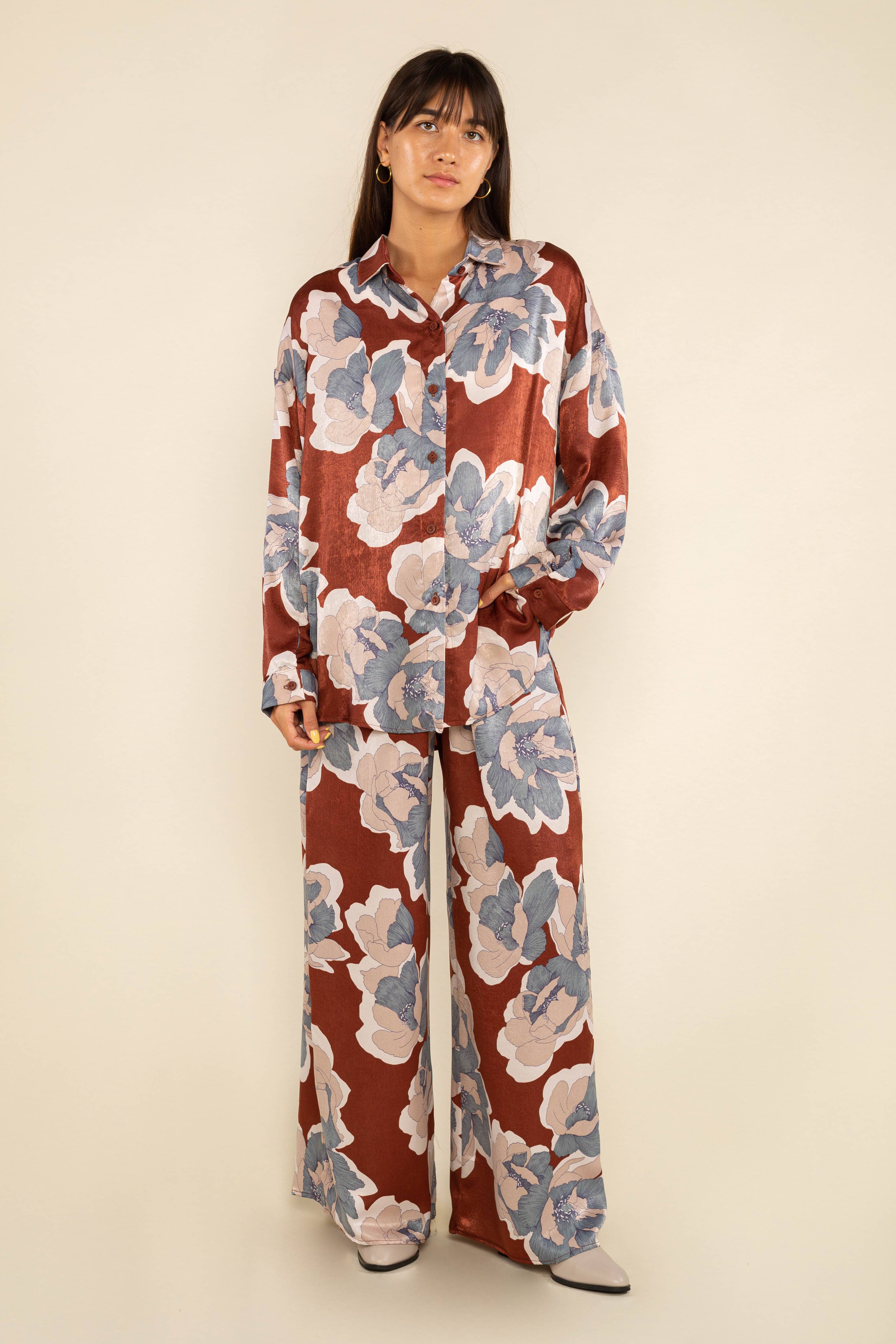 NLT - Vente Pantalon – femme - Pantalon Etta en satin7