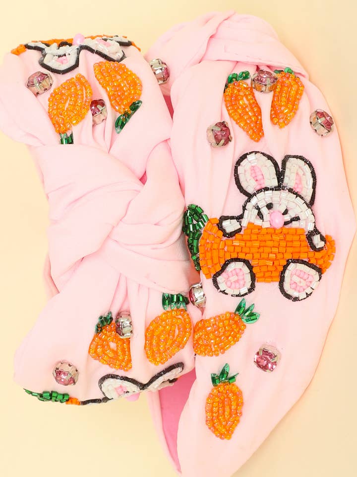 Easter Bunny Theme Jeweled Headband for wholesale by SP Sophia Collection