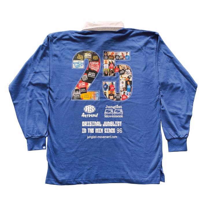 Maglia Rugby Aerosoul Junglist Movement O.J. (navy) per la vendita all'ingrosso da parte di Aerosoul Limited