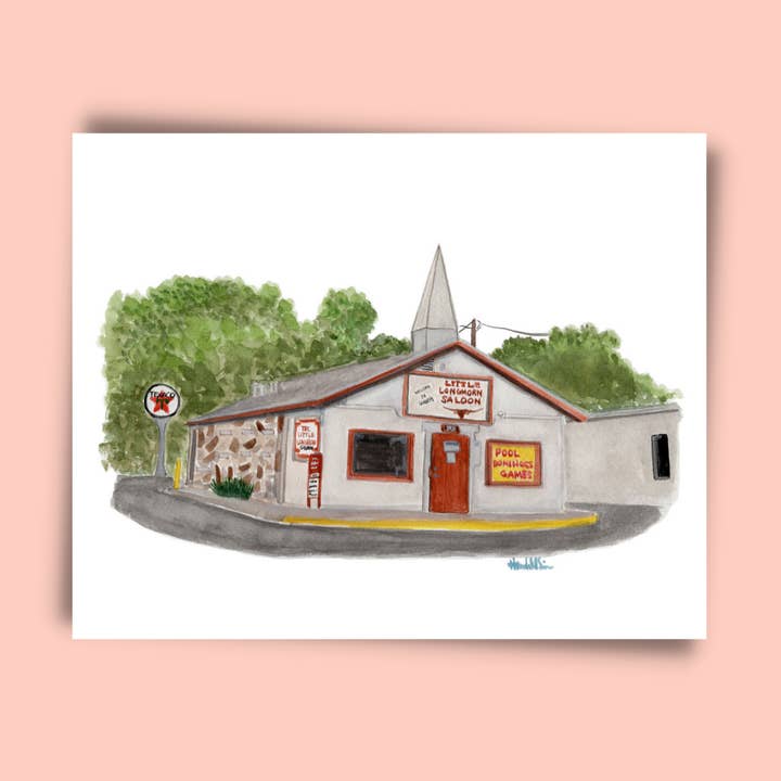 Lille Longhorn notchback Print for engroshandel hos EstellaHannah