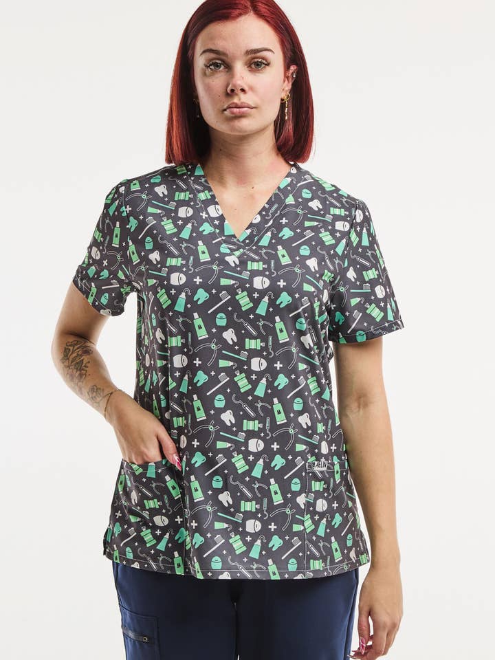 AELIN - Wholesale Tunic - Women's - Tunique Médicale Stretch - Femme - Soin de Sourire5