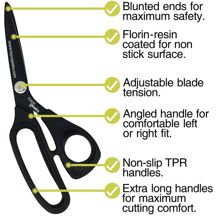 Tape Geeks - Wholesale First Aid Kit - Stainless Steel Non-Stick Kinesiology Tape Scissors