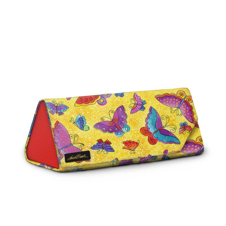 Laurel Burch Flutterbyes Eyeglass/Sunglass Case for wholesale by Monarque