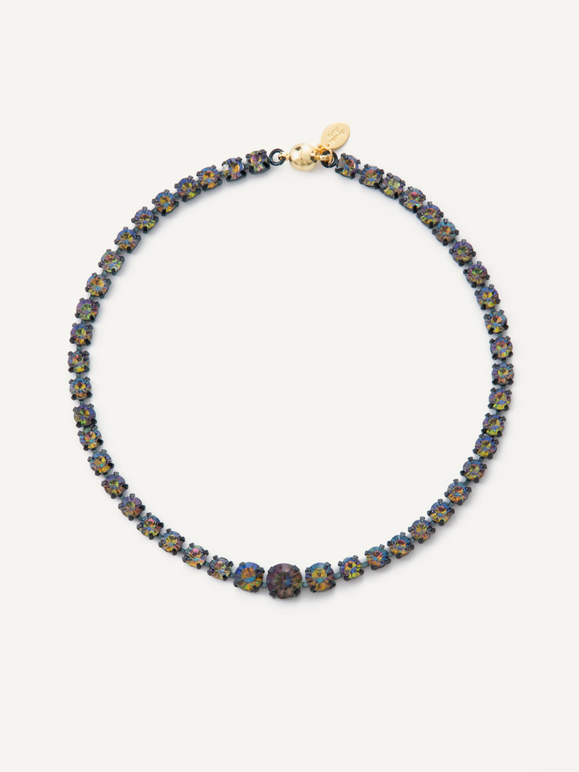 Melania Clara – wholesale Link & chain necklace – Blue Necklace2