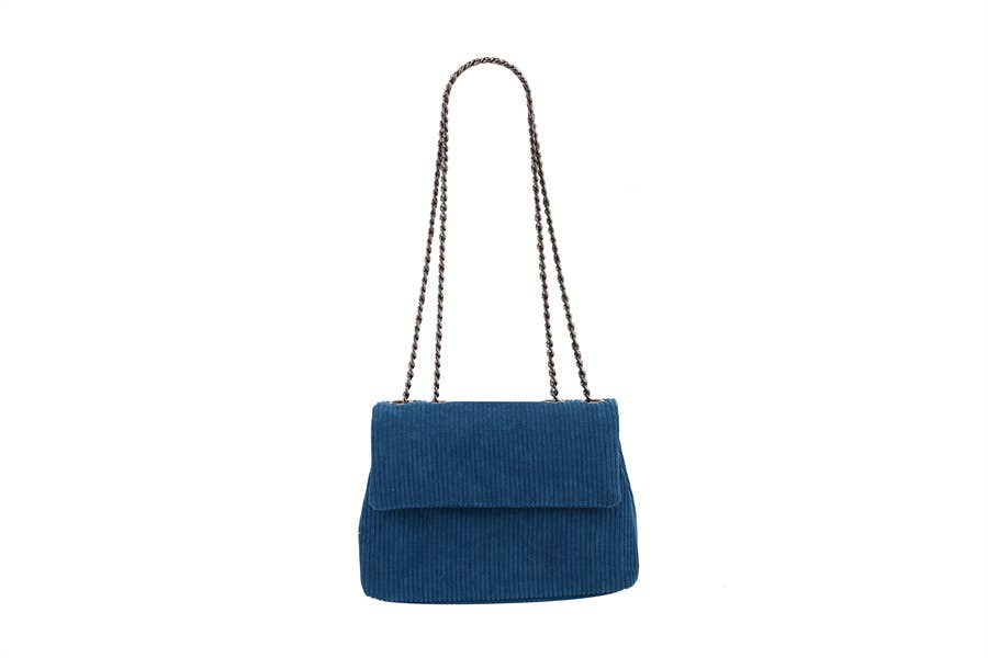 Nima Accessories Inc - Vente Sac porté épaule – femme - Sac à bandoulière tendance en tissu froissé pour femmes1