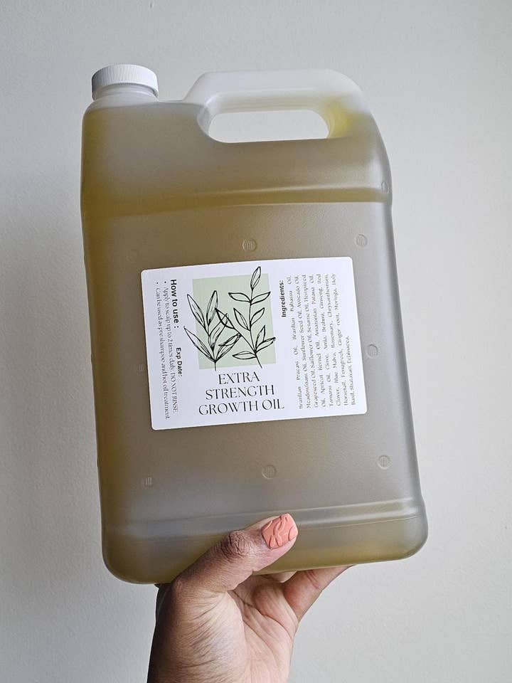 Extra Strength Hair Growth Oil with Brazilian Oils & Butters for wholesale by Kemistry Organics