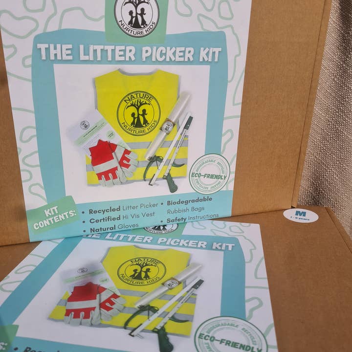 Children's eco Litter Picker Kit for wholesale by Nature Nurture Kids