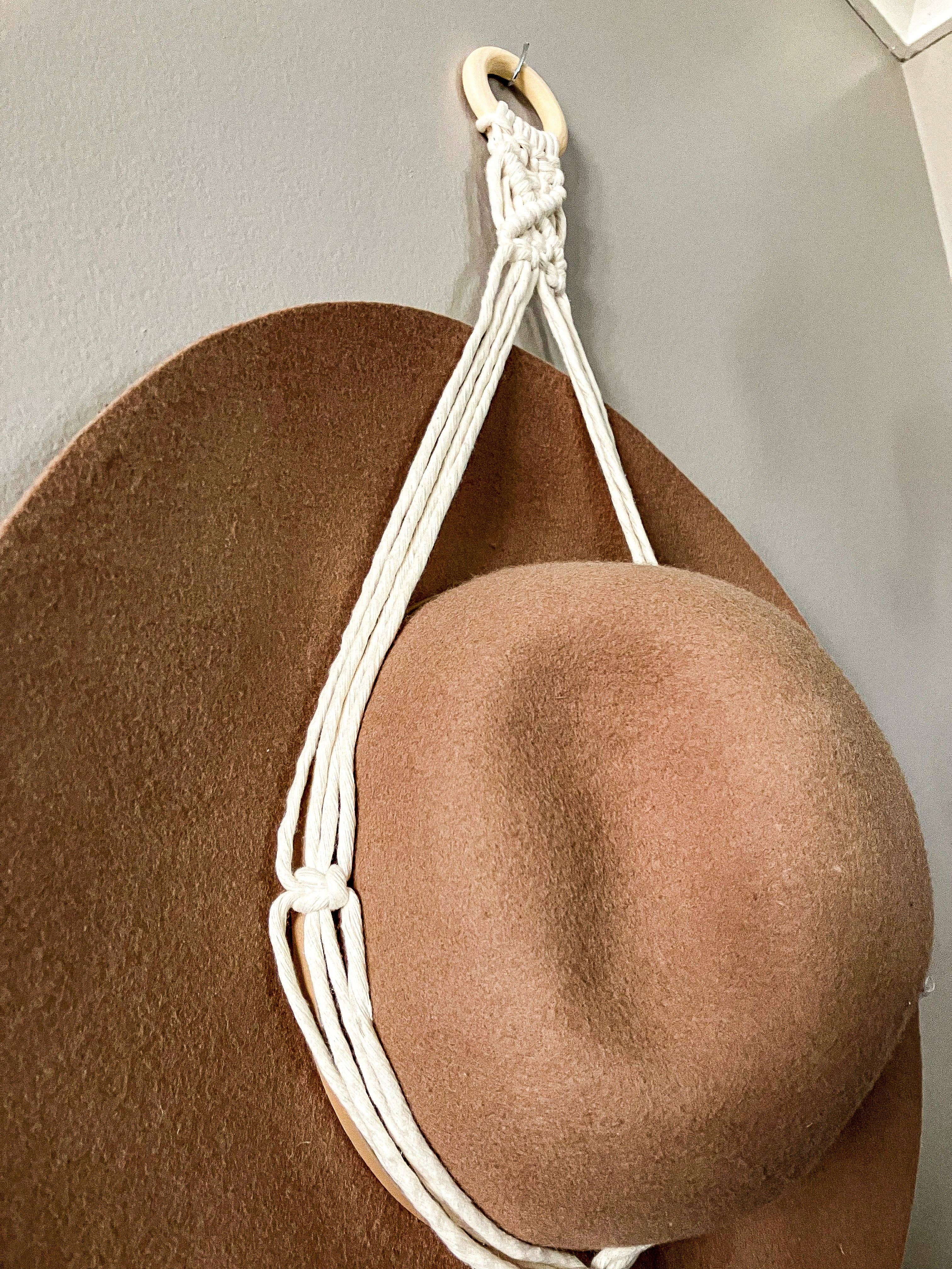 Why Knot - Wholesale Hat Rack - Cowboy Hat Hanger - Handmade Macrame Accessories1