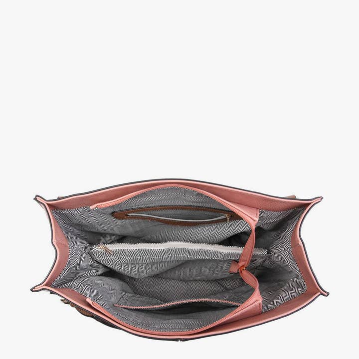 Jen & Co. – wholesale Tote bag – Women's – M1860DS Connar Distressed Side Pocket Tote2