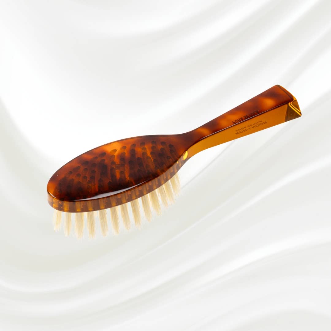 Koh-I-Noor - Wholesale Haarborstel/kam - Kleine ovale Jaspe-haarborstel met natuurlijke haren4