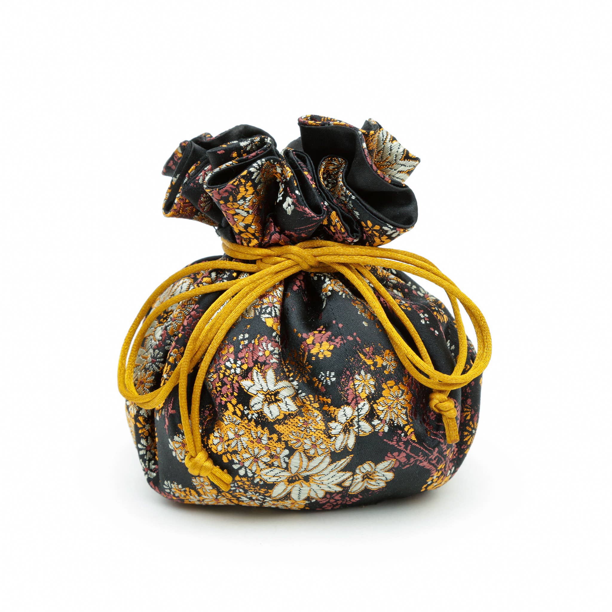 Cathayana - Wholesale Jewelry Box/Organizer - Small Floral Brocade Jewelry Pouch1