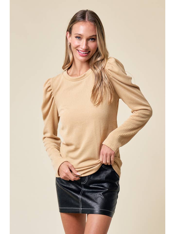 lovely melody - Wholesale Knit Top - Women's - LMT4604-Cece Solid Long Sleeve Top5