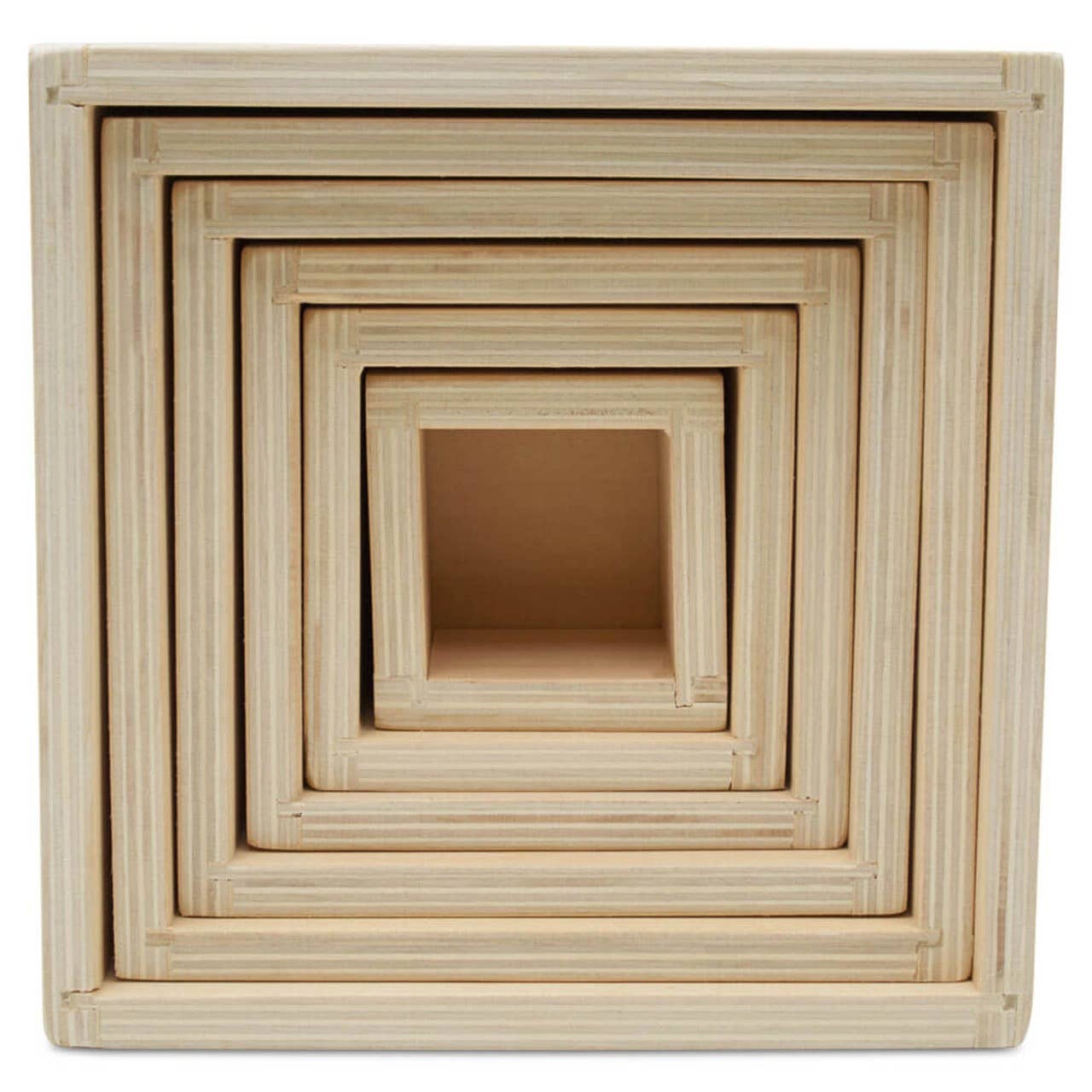 Woodpeckers Crafts - Wholesale DIY Craft Kit - Wooden Nested Stacking Boxes, Set of 62