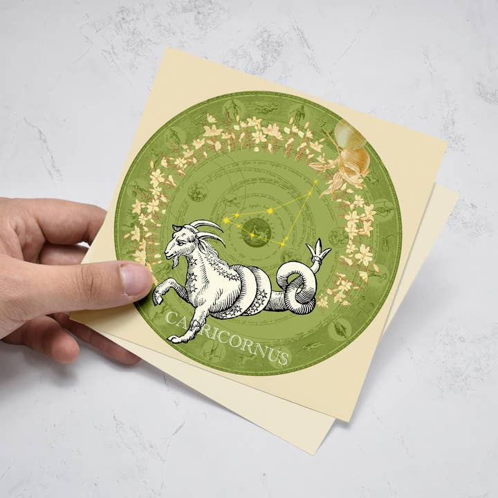 sidonie blondel - Venta al por mayor Tarjetas de cumpleaños - Tabla de signos de estrella de Capricornio
