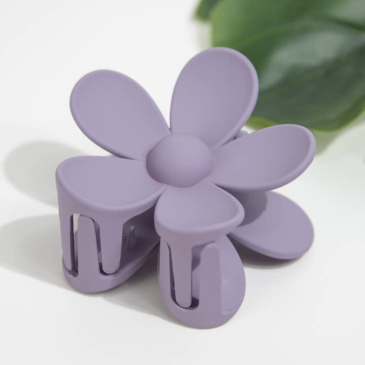 TheDivaSoap - Wholesale Hair Clip - Women's - 2.75''Medium Solid Color Matte Daisy Claw Clip