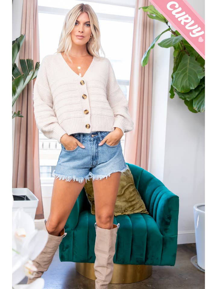 Sweet Lovely by Jen - Wholesale Cardigan - Women's - SW203PL SWEATER CARDIGAN5