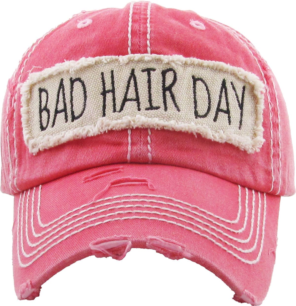 KBETHOS - Vendita all'ingrosso Cappellino da baseball - Donna - Berretto a sfera vintage lavato Bad Hair Day12