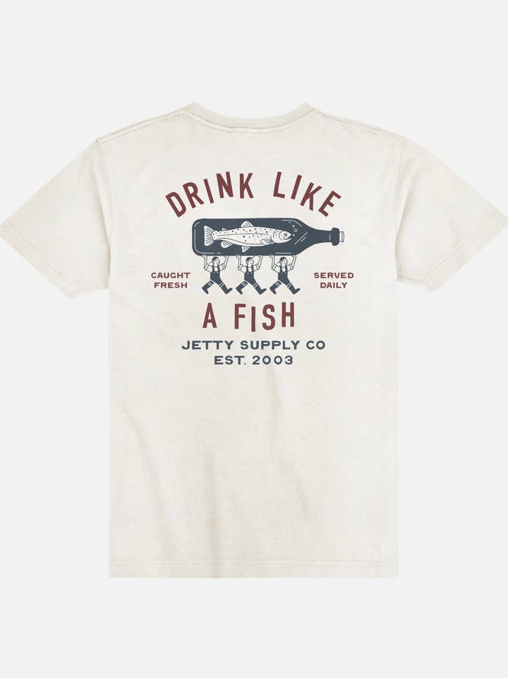 Bottle Service Tee - White for wholesale on Faire0