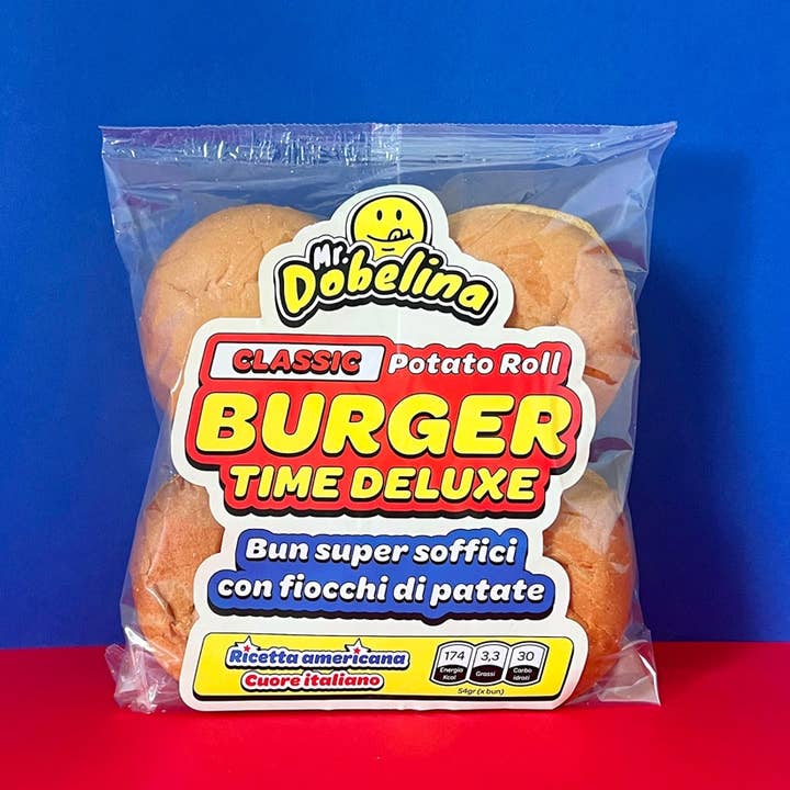 Mr.Dobelina - Wholesale Bread/Tortilla - Original Potato Roll Classic Recipe Burger Buns - 54 g