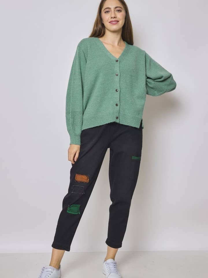 BELLA BLUE - Vendita all'ingrosso Cardigan - Donna - Cardigan in lana e cotone - PU-1