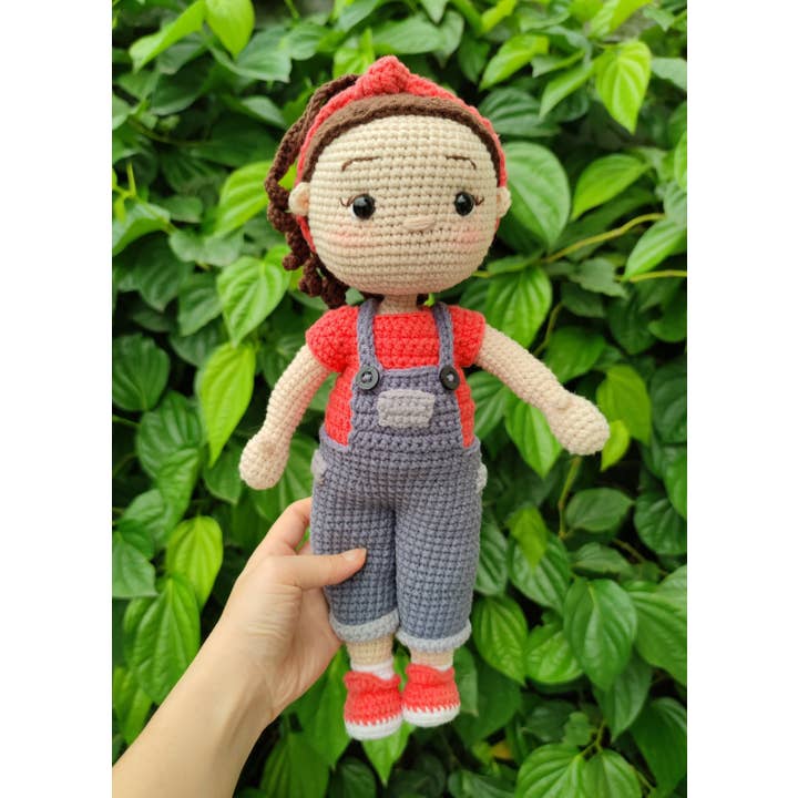 Anh2 LTD – Großhandel Puppe – Kinder – Gehäkelte Babypuppe, Miss Rachel-Puppe, Geschenk zum ersten Geburtstag