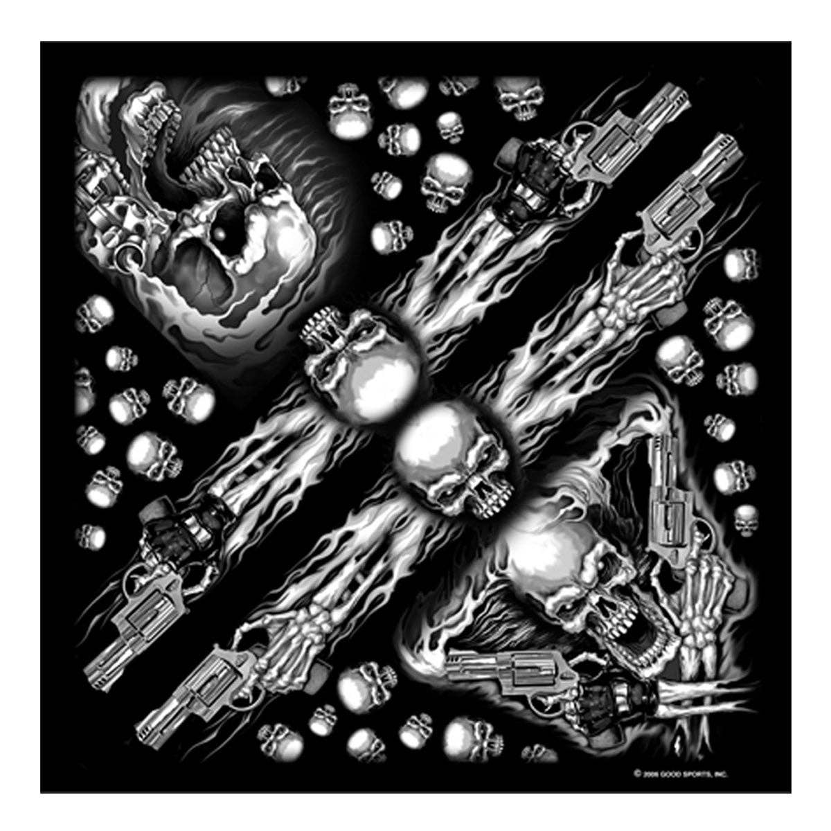 Hot Leathers - Wholesale Bandana - Unisex - Hot Leathers BAB1002 Assassin Bandana0