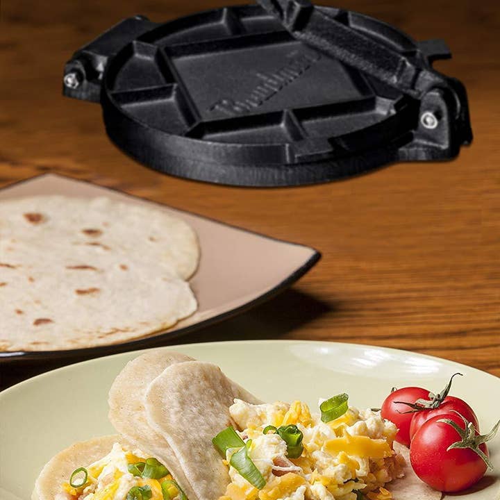 Bruntmor - Wholesale Kitchen Tool/Gadget - Cast Iron Tortilla Press 7"3