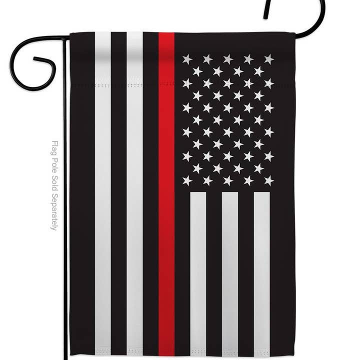 Two Group Flag Co - Wholesale Flag - Thin Red Line First Responders Firefighter USA Decor Flag