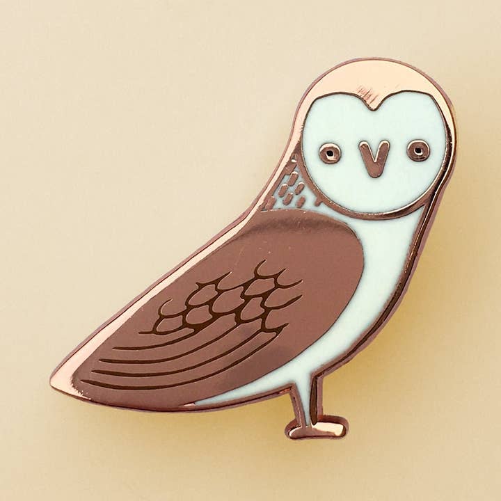 Tom Hardwick - Wholesale Reversspeld/knoop - Barn Uil Emaille Pin0