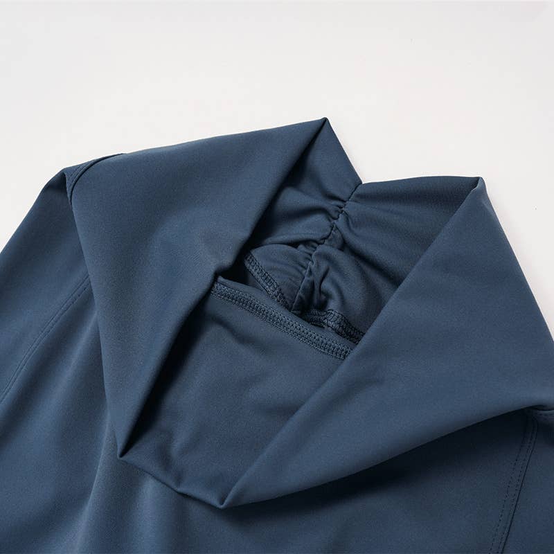 WONDERXFANS - Vendita all'ingrosso Completo sportivo - Donna - Giacca con cappuccio a V+Top sportivo+Leggings a vita alta12