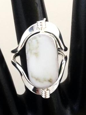 Costello International - Wholesale Cocktail/Statement Ring - Flip Large Semi-Precious Stone Inlaid Rings18