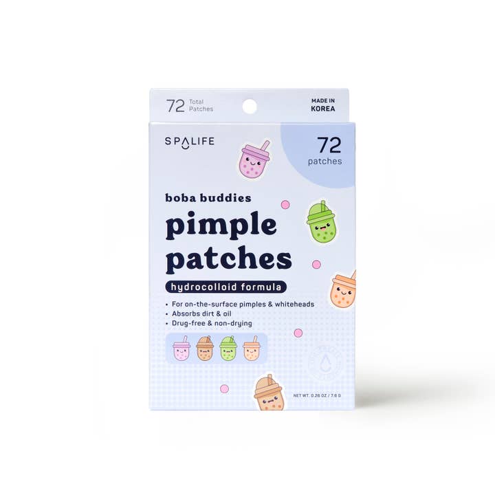 Boba Buddies Hydrocolloid Pimple Patches for wholesale by My Spa Life