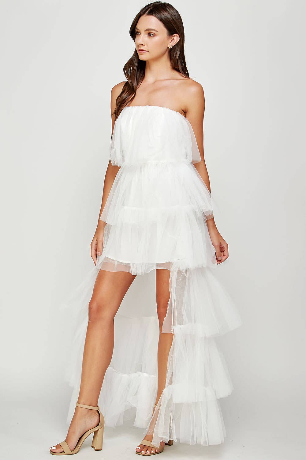 Strut & Bolt – Vestido - Mulher por atacado – Vestido de tule alto e baixo19