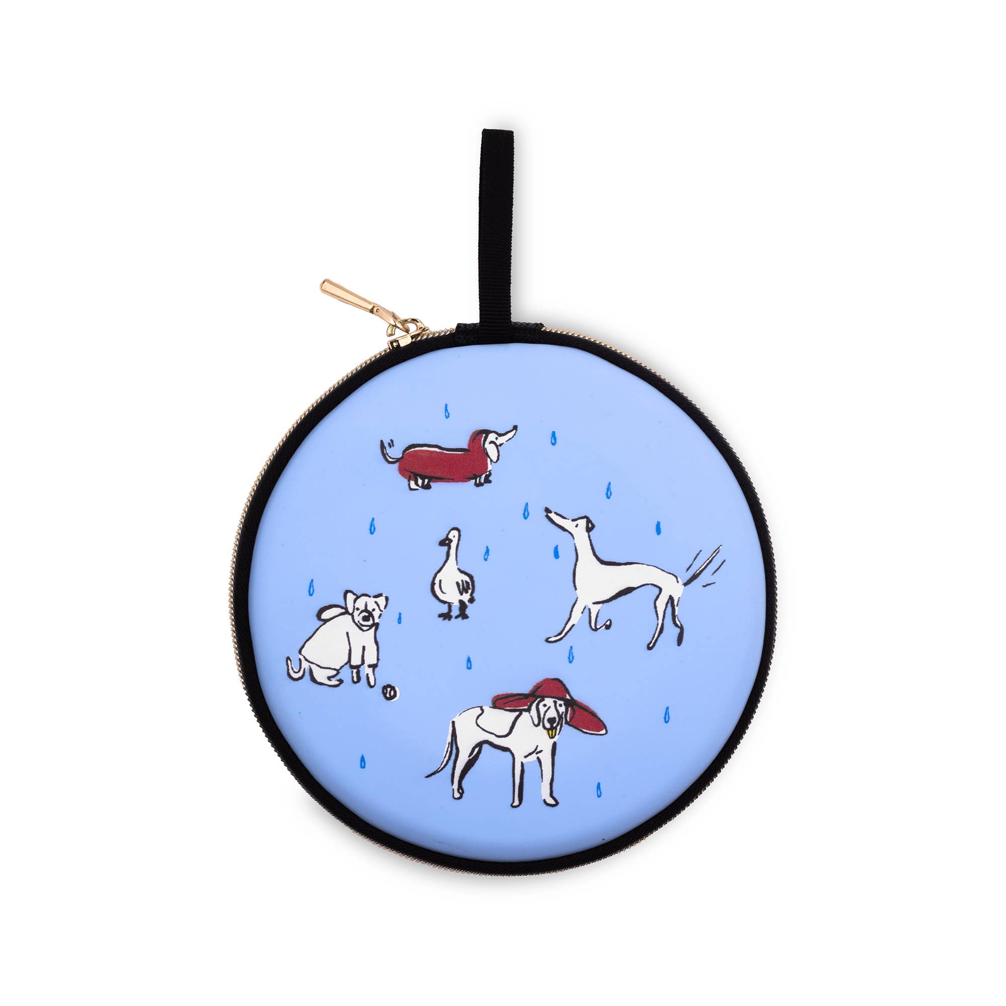 Kate Spade New York by Lifeguard Press - Wholesale Pet Travel Bowl - Dog - Portable Dog Bowl, Raining Cats and Dogs3