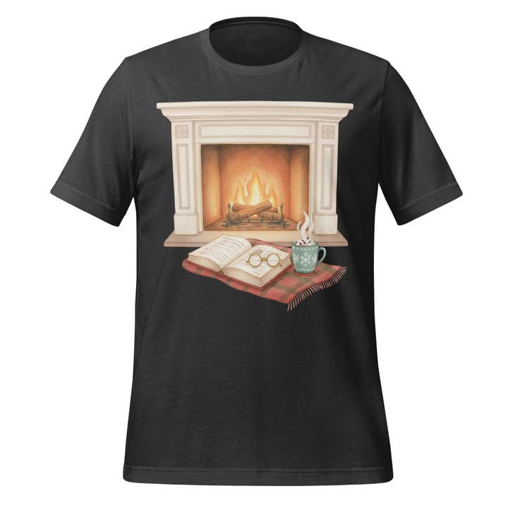 Cozy Fireplace Tee for wholesale by MagicMerchEmporium