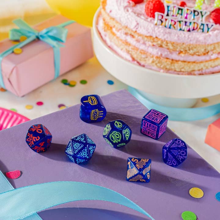 Cardshouse - Wholesale Dice - Happy Birthday Dice Set: Streamers Q-WORKSHOP4