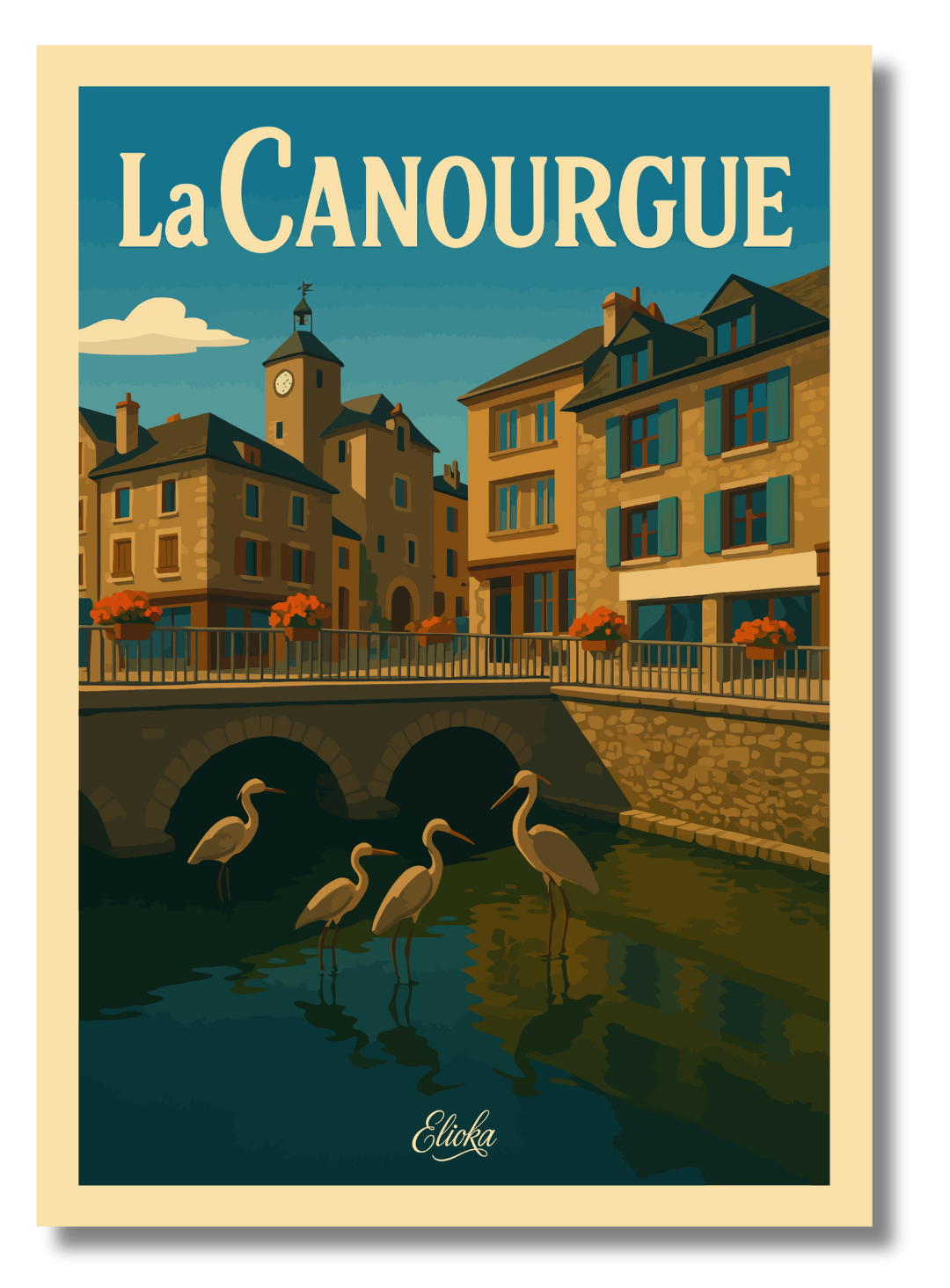 ELIOKA - Wholesale Poster - Displays ''La Canourgue'' Lozère0