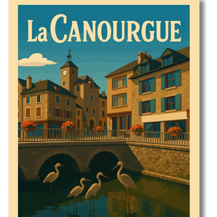 ELIOKA - Wholesale Poster - Displays ''La Canourgue'' Lozère0