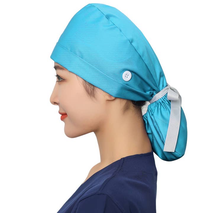 ACCITY - Wholesale Ponytail Cap - Women's - LONG HAIR STYLE BAOTOU HAT FROSTED WORK HAT_CWAH33879