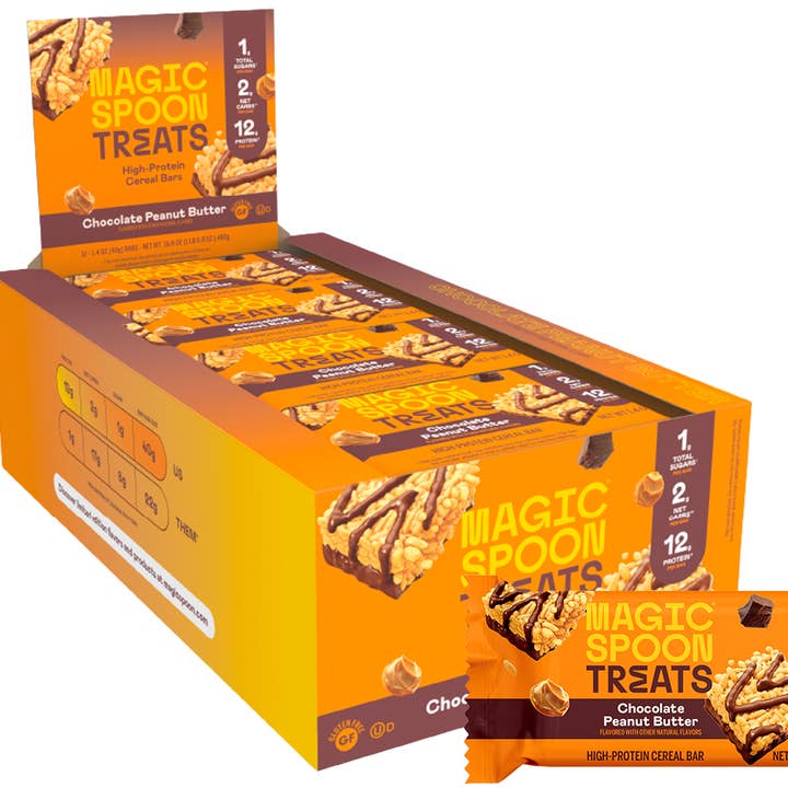 Magic Spoon - Wholesale Snack Bar - Chocolate Peanut Butter 12 Treat Protein Pack ($1.80/Treat)1