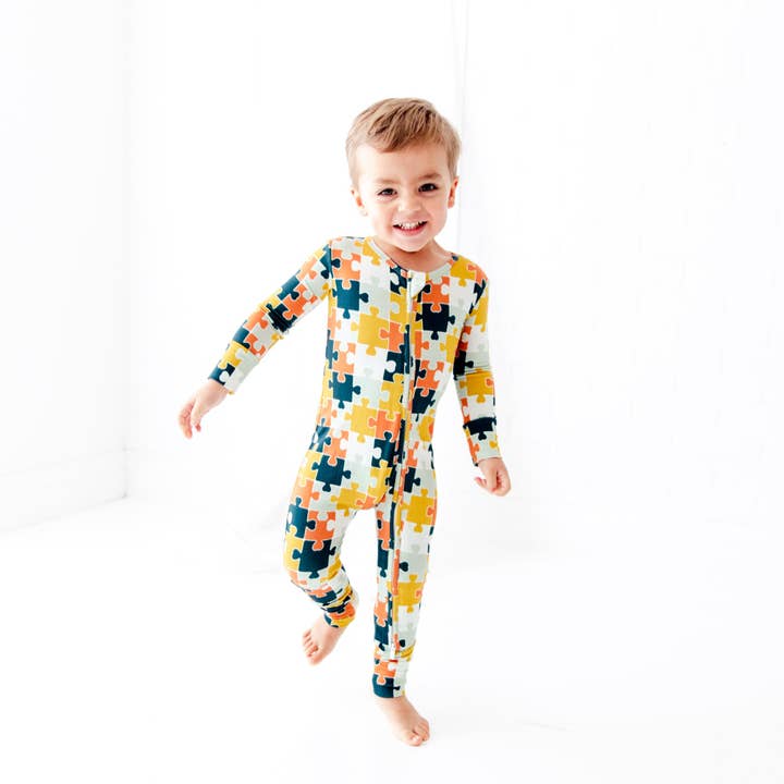 Pyjama Footie convertible Piece Of My Heart pour la vente par Dreamiere