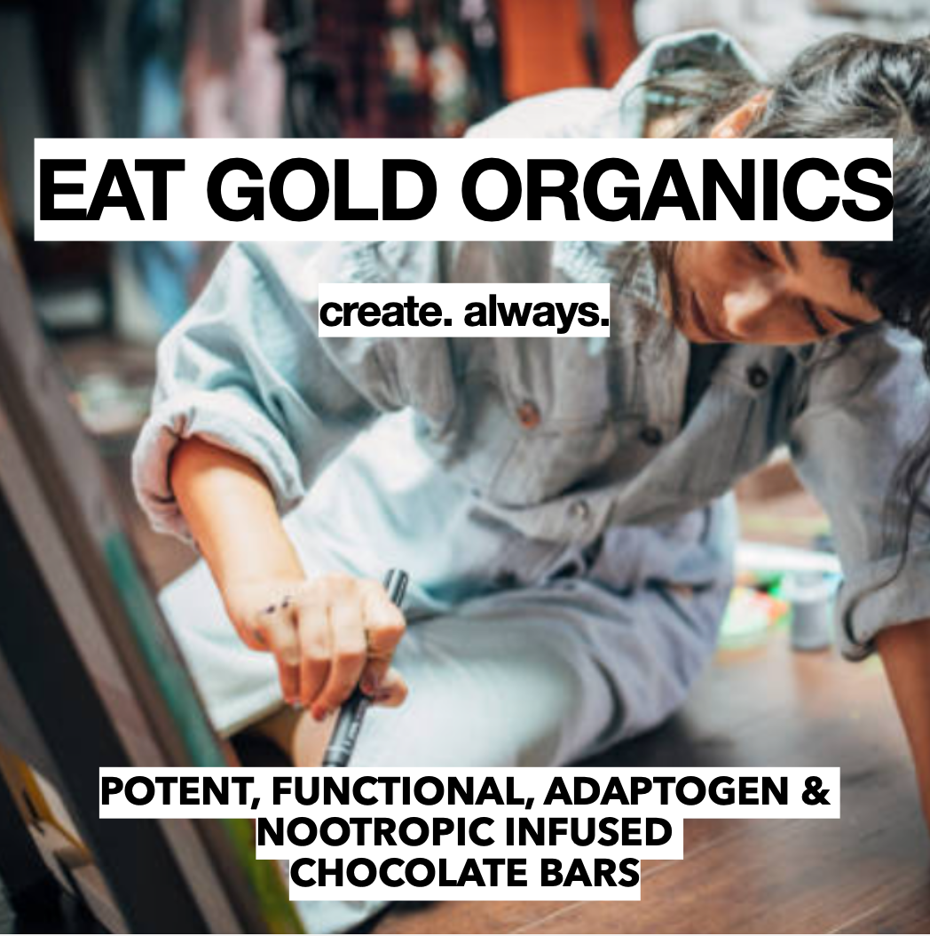 Eat Gold Organics - Wholesale Chocolate Bar - CREATE MAGIC a Potent, Functional & Delicious Chocolate Bar5