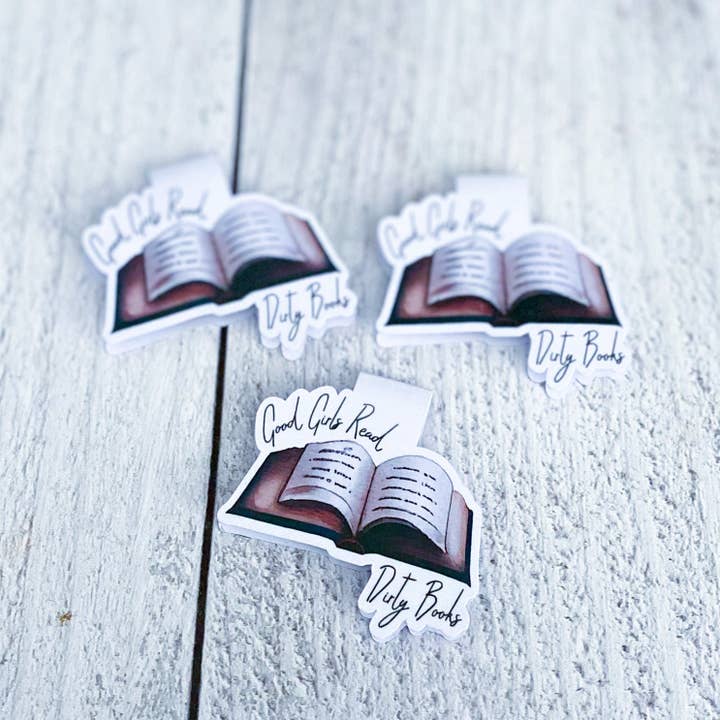 Gute Mädchen lesen ein Lesezeichen für den Großhandel von The Black Lab Soapery