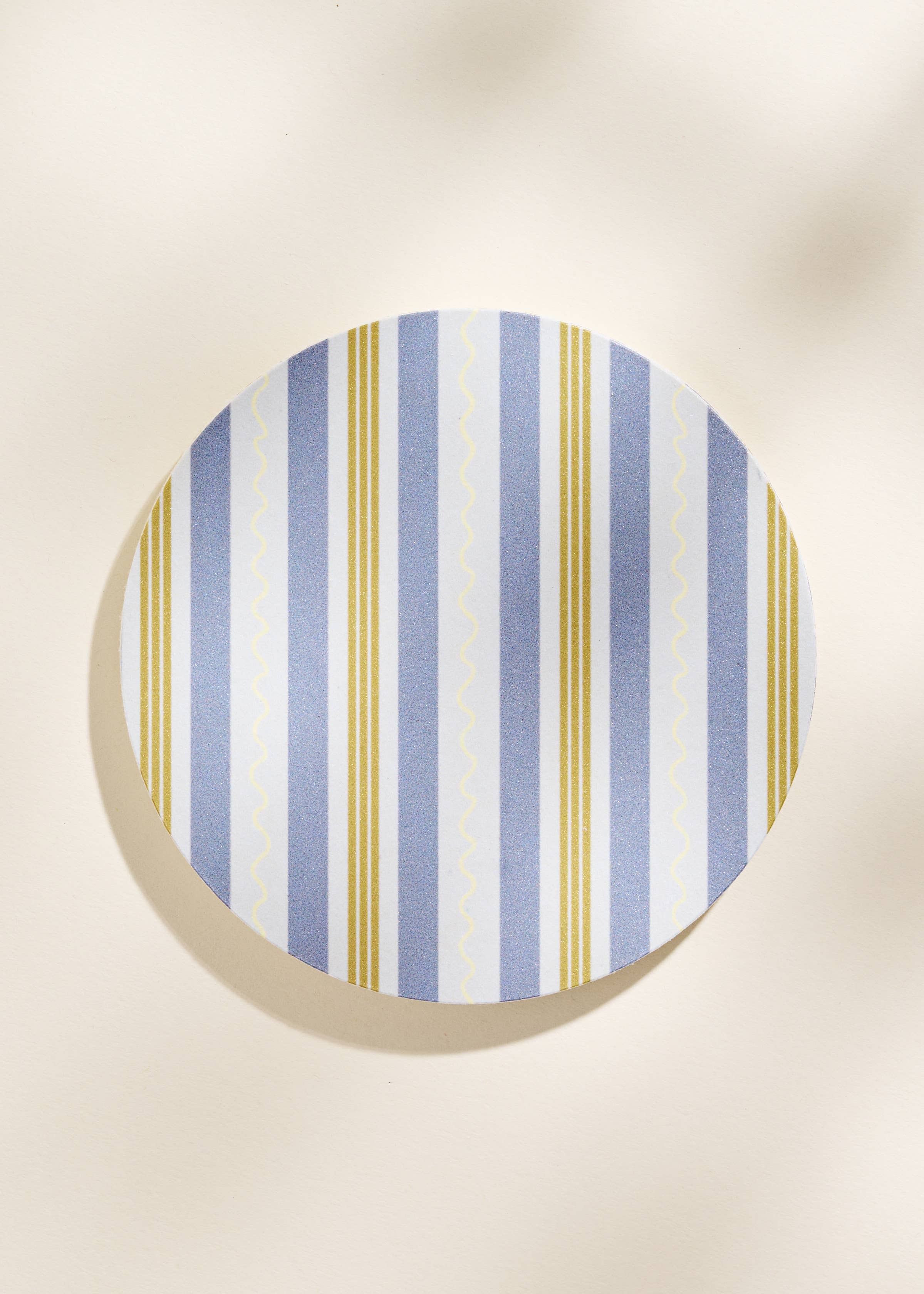 One & Only Paper - Wholesale Coasters - Squiggle Stripes Coaster - Set of 42