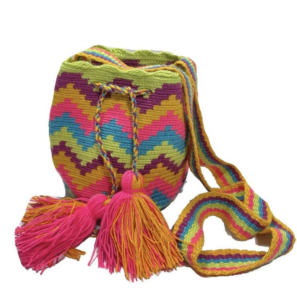 Colorful 4U - Vente Sac à bandoulière – femme - Petits sacs au crochet colorés | Pochettes d'été pour femmes13