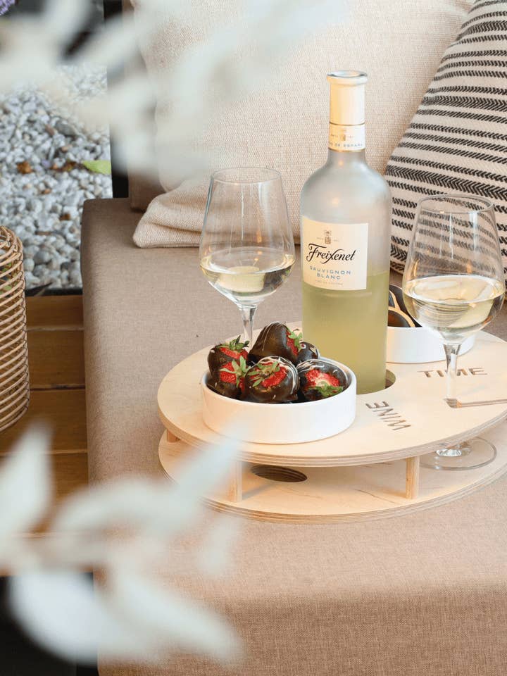 Vinbar med 2 porcelænsskåle for engroshandel hos GHDT GmbH