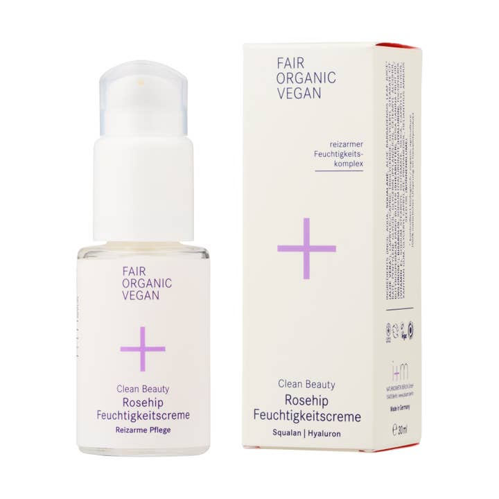 Clean Beauty Rosehip Moisturizer for wholesale by i+m Naturkosmetik Berlin